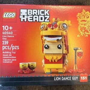 LEGO BRICK'H'EADZ  "Lion Dance Guy" 40540 UNOPENED